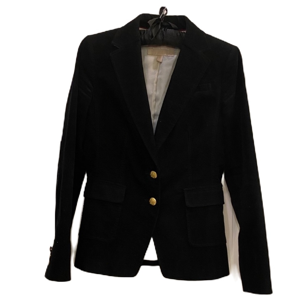Banana republic black blazer size 0
